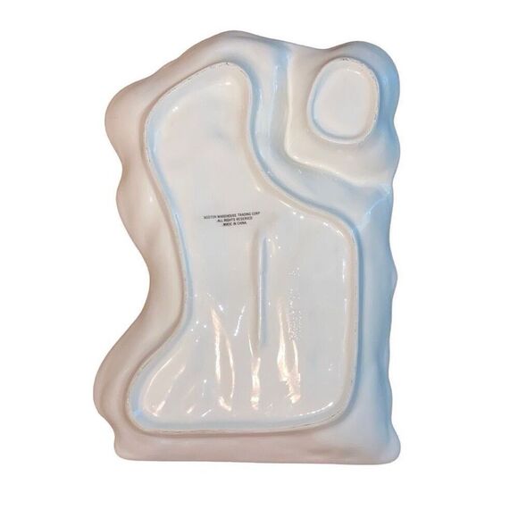 Vtg Y2K 2000 Boston Warehouse Limited Edition Happy New Year Chip Dip Platter - Picture 2 of 6